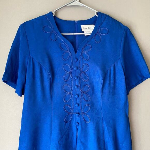 Miss Dorby sz 12 Vintage one-piece‎ skirt suit set - Picture 2 of 8